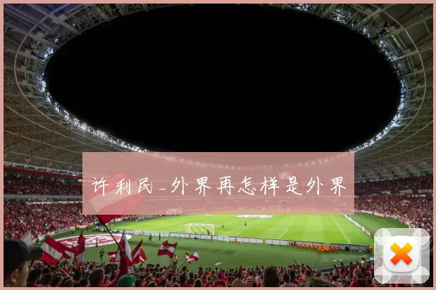 许利民_外界再怎样是外界